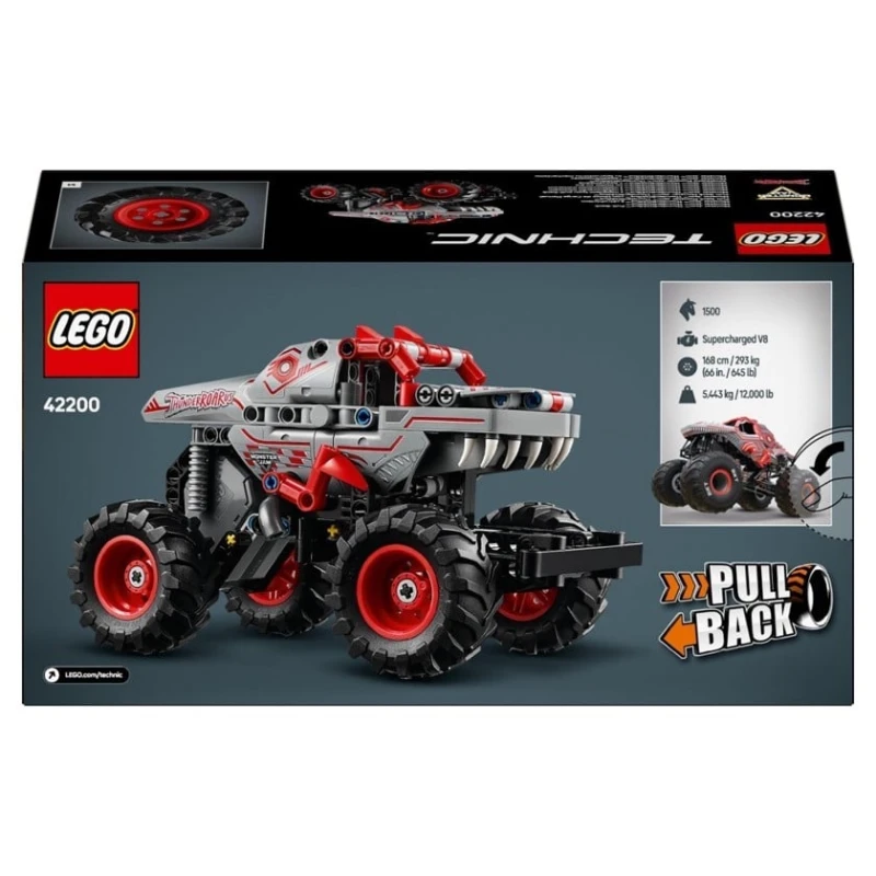 Конструктор LEGO Technic Monster Jam ThunderROARus 42200, 232 детали, от 7 лет