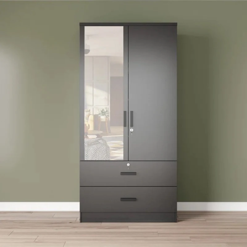 Шкаф Art Mebel Art-60-37, серый, 210х60х50 см