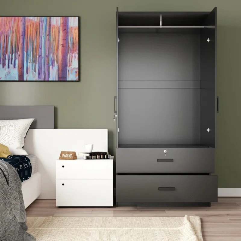 Шкаф Art Mebel Art-60-37, серый, 210х60х50 см