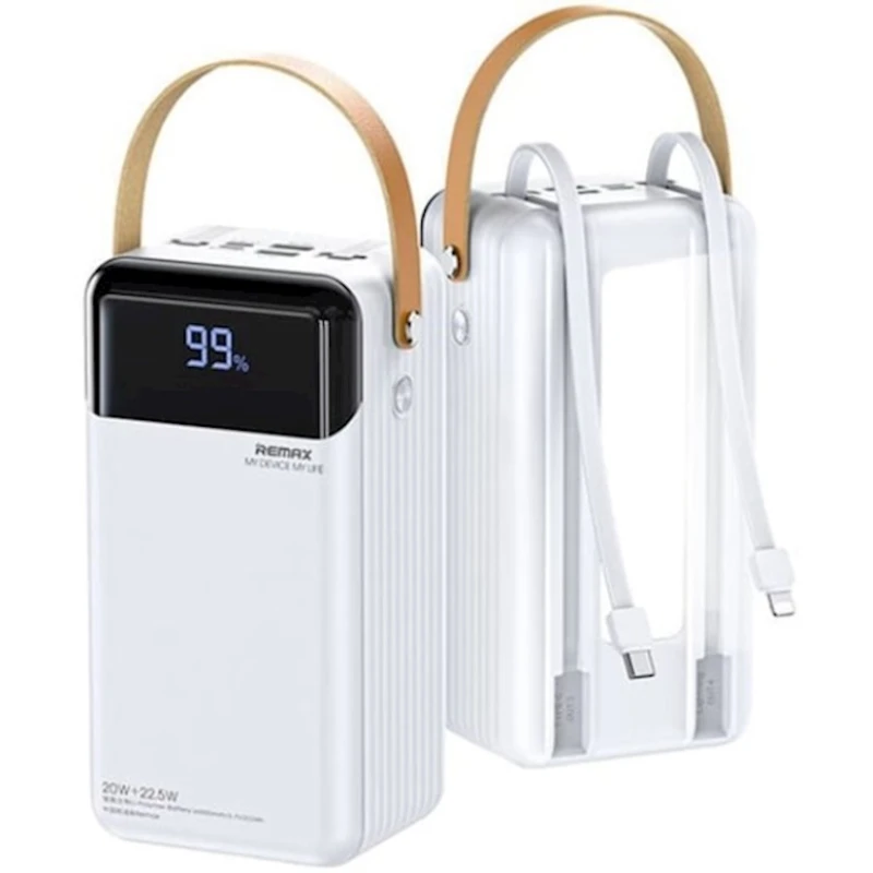 Xarici akkumulyator Remax RPP-565 60000 mAh White Xarici akkumulyator Remax RPP-565 60000 mAh White
