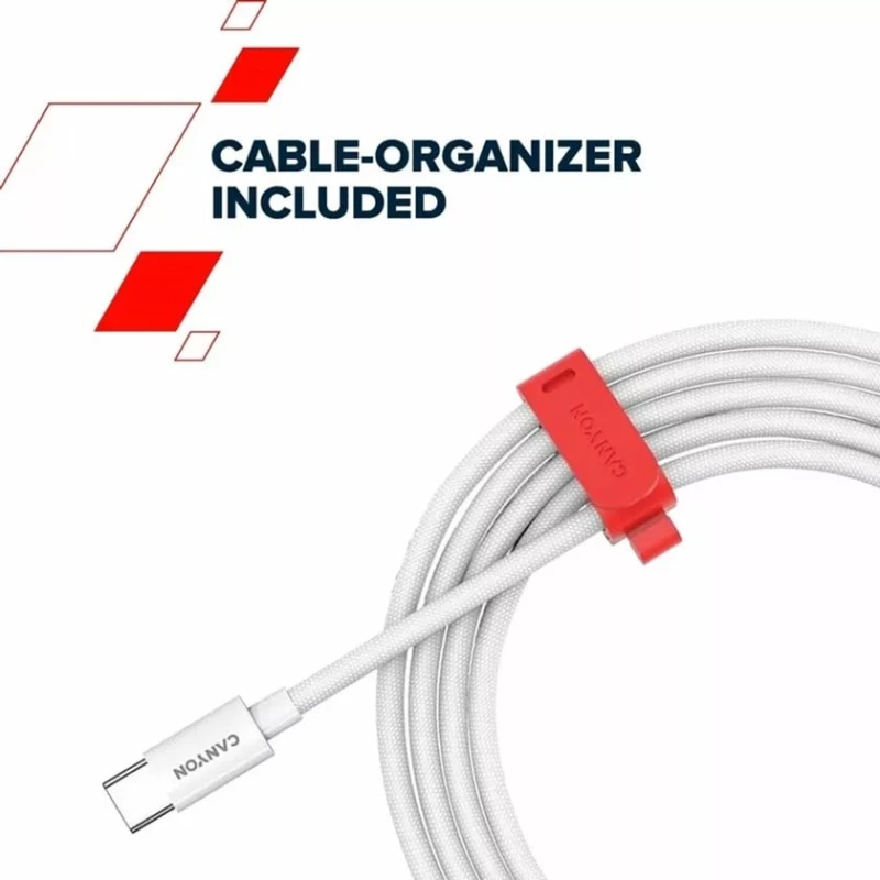 Кабель USB Canyon CND-CC100AB12W Type-C - Type-C