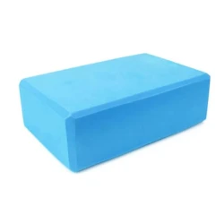 Блок для йоги, голубой, 230x150x80 мм