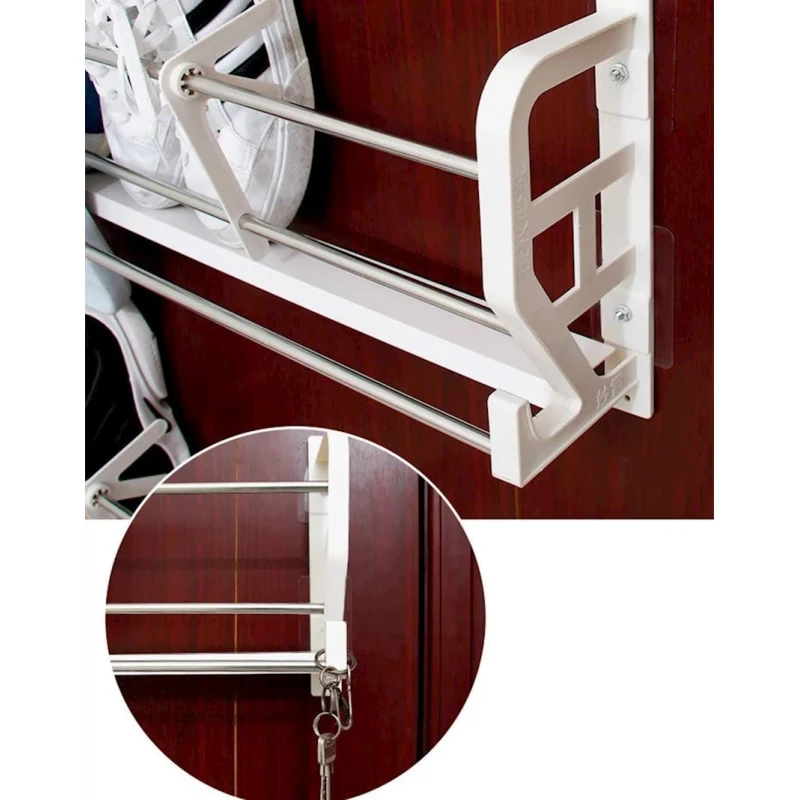 Полка для обуви door_121, белая, 65x25x11 см, 1 шт