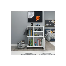 Stellaj Ev Plus 12115605, LDSP, ağ, 81x60x35 sm