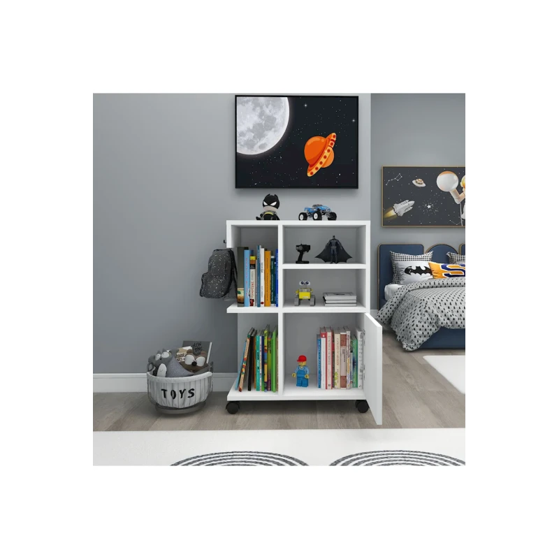 Stellaj Ev Plus 12115605, LDSP, ağ, 81x60x35 sm Stellaj Ev Plus 12115605, LDSP, ağ, 81x60x35 sm