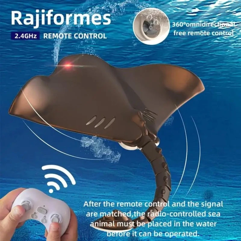 Игрушка для ванной Robot Fish 18005, радиоуправляемая, пластик, 35x26x5 см