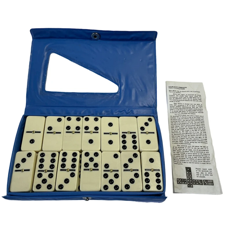 Домино Double Color 4006P Blue Домино Double Color 4006P Blue