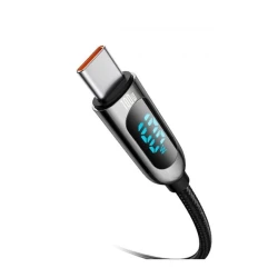Кабель Baseus PD CATSK-B01 100W с цифровым дисплеем, Type-C, черный