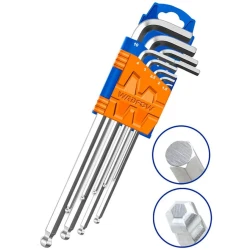Набор ключей Wadfow Extra long arm WHK2292, 9 шт