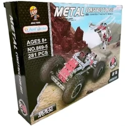 Металлический конструктор Aole Toys 869-5, 281 элементов, 8+ лет Металлический конструктор Aole Toys 869-5, 281 элементов, 8+ лет