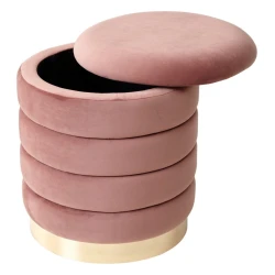 Пуфик 48, ткань, розовый, 40x35x35 см Пуфик 48, ткань, розовый, 40x35x35 см