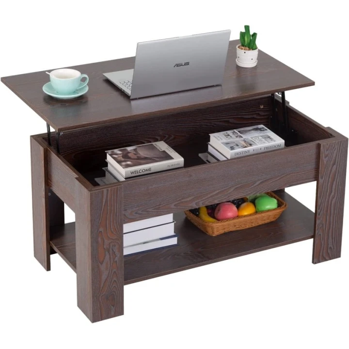 Jurnal masası Art-84, 50x100x50+20 sm, laminat, qəhvəyi