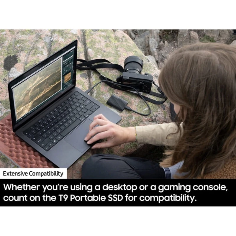 Xarici SSD yığıcı Samsung T9 2TB (MU-PG2T0B/AM)