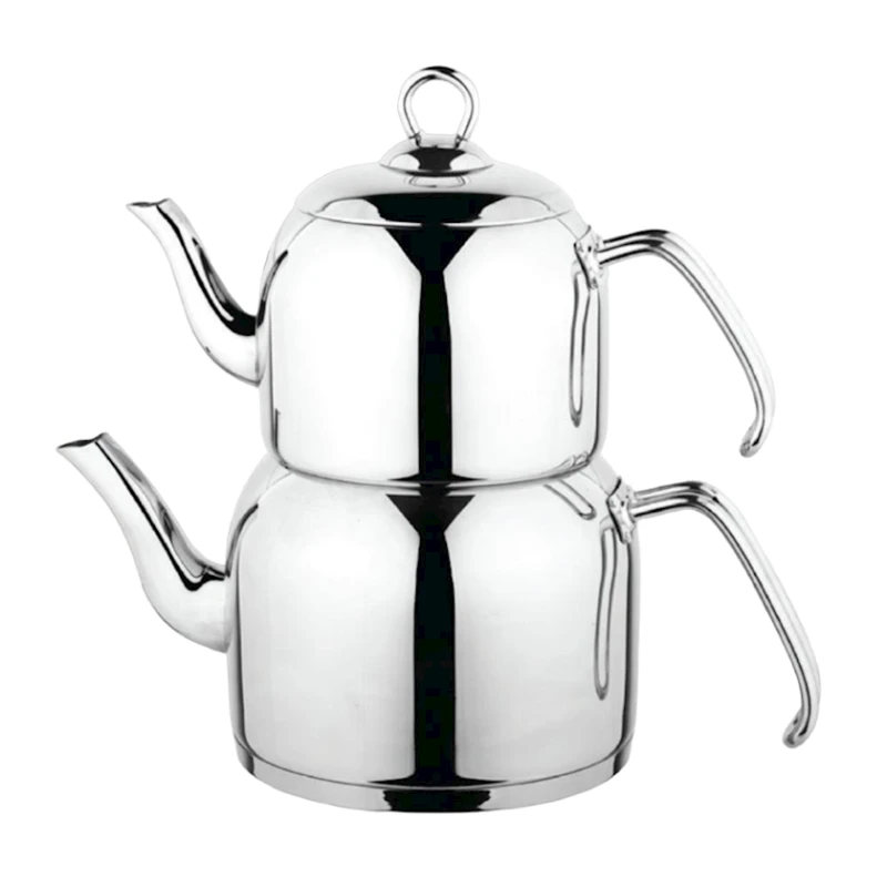 Набор чайников Ozkent K-310, 3.2 л + 1.7 л, серебристый Набор чайников Ozkent K-310, 3.2 л + 1.7 л, серебристый