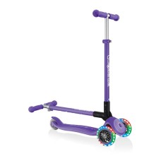 Samokat Globber Primo Foldable Plus Lights 439-103, 3+ yaş, bənövşəyi