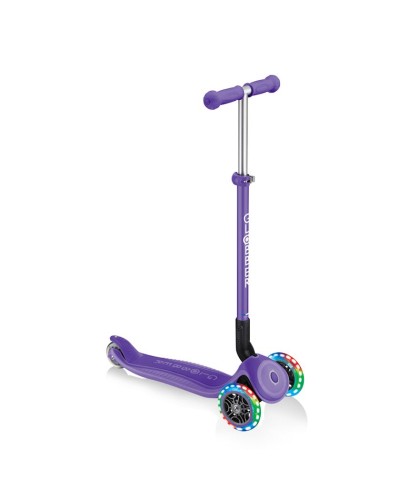 Samokat Globber Primo Foldable Plus Lights 439-103, 3+ yaş, bənövşəyi