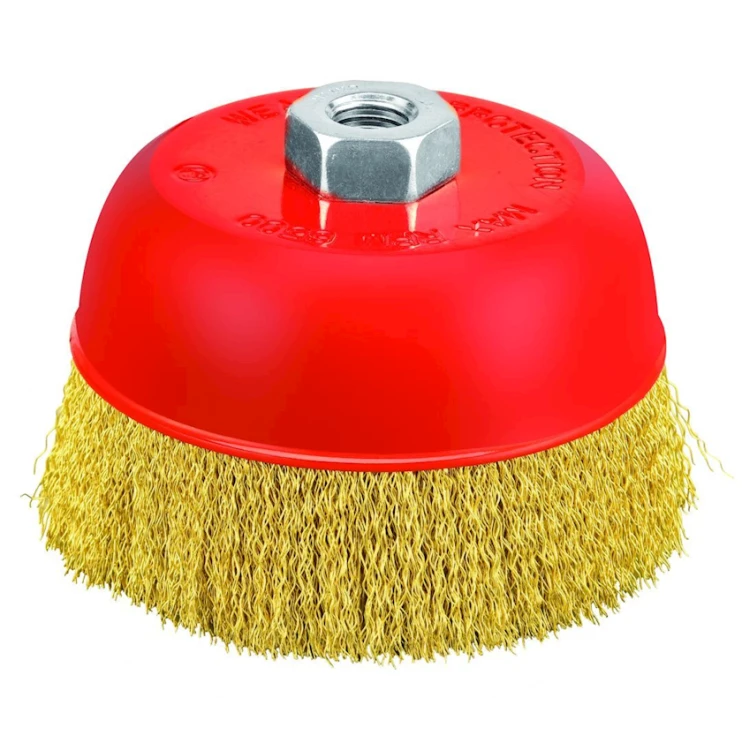 Щетка латунная P.I.T. APLS12-M125, 125x0.3 мм, M14 Щетка латунная P.I.T. APLS12-M125, 125x0.3 мм, M14