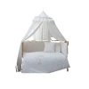 Beşik üçün örtük Funna baby Luna Elegant, 8 m, tül, ağ