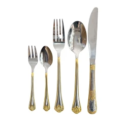 Набор столовых приборов Zepter ZGH 00233, 72 предмета, нержавеющая сталь, серебристый/золотистый Набор столовых приборов Zepter ZGH 00233, 72 предмета, нержавеющая сталь, серебристый/золотистый