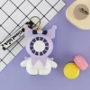 Мини-вентилятор Kuromi Happy, с USB, фиолетовый/белый Мини-вентилятор Kuromi Happy, с USB, фиолетовый/белый