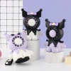 Мини-вентилятор Kuromi Happy, с USB, фиолетовый/белый Мини-вентилятор Kuromi Happy, с USB, фиолетовый/белый