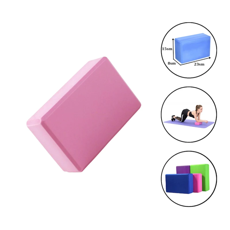 Yoqa üçün blok Gymnic 1621, çəhrayı, 230x150x80 mm Yoqa üçün blok Gymnic 1621, çəhrayı, 230x150x80 mm