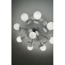 Люстра 7777, серебристая