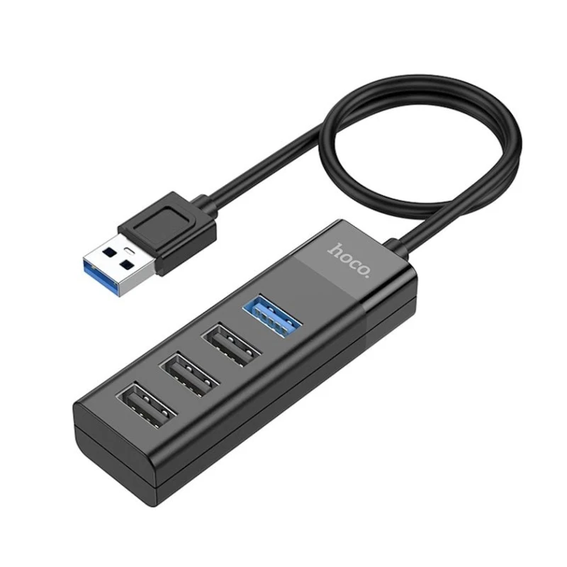 USB HUB Hoco HB25 Black USB HUB Hoco HB25 Black