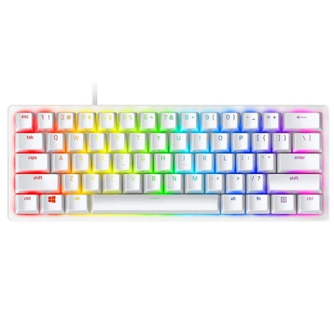Клавиатура Razer Huntsman Mini Linear Optical Switch Red RU Mercury White (RZ03-03392200-R3R1) Клавиатура Razer Huntsman Mini Linear Optical Switch Red RU Mercury White (RZ03-03392200-R3R1)