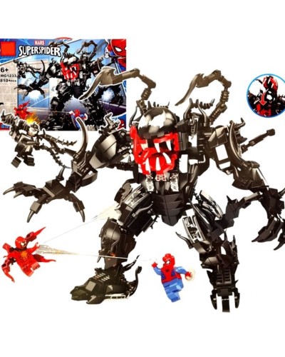 Конструктор Spiderman MG1233, 6+ yaş, 810 hissə