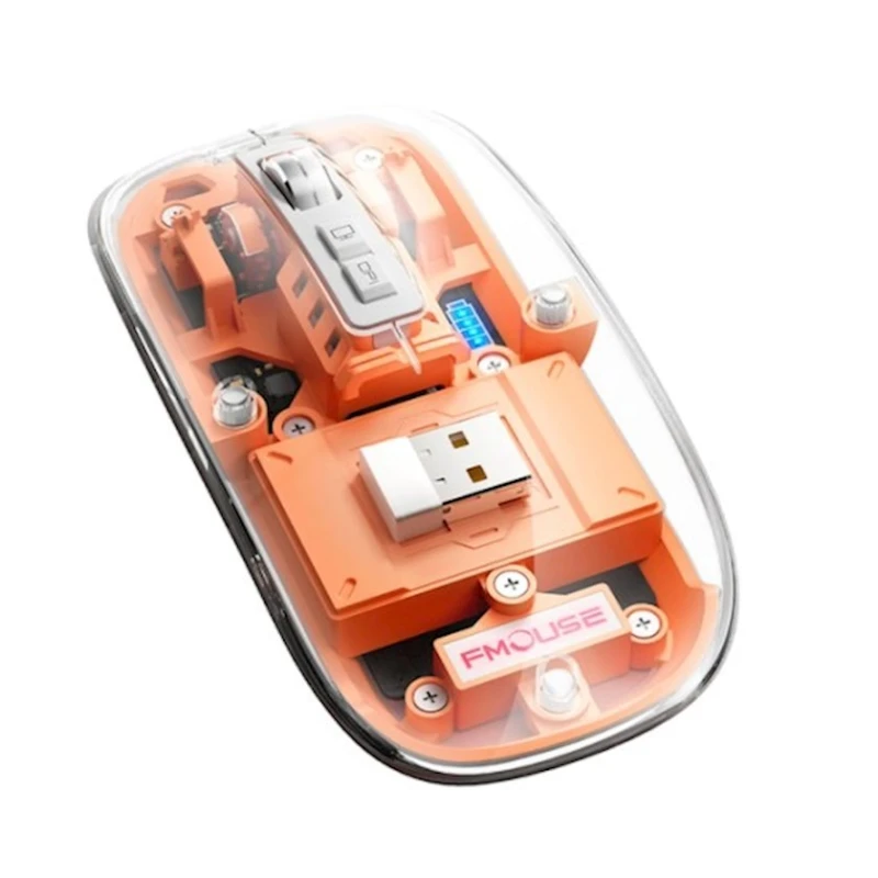 Мышь FMOUSE Rechargeable Wireless Mouse Оранжевый