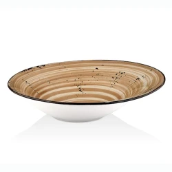 Boşqab By Bone Vintage PH-100027, 28 sm, farfor, qəhvəyi