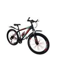 Dağ velosipedi Velostrim XT2600, qırmızı/yaşıl, ölçü 24