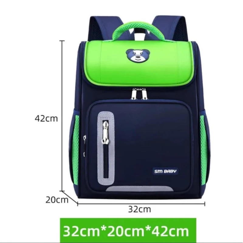 Школьный рюкзак 5946_0053, зеленый, 32x20x42 см, ортопедический