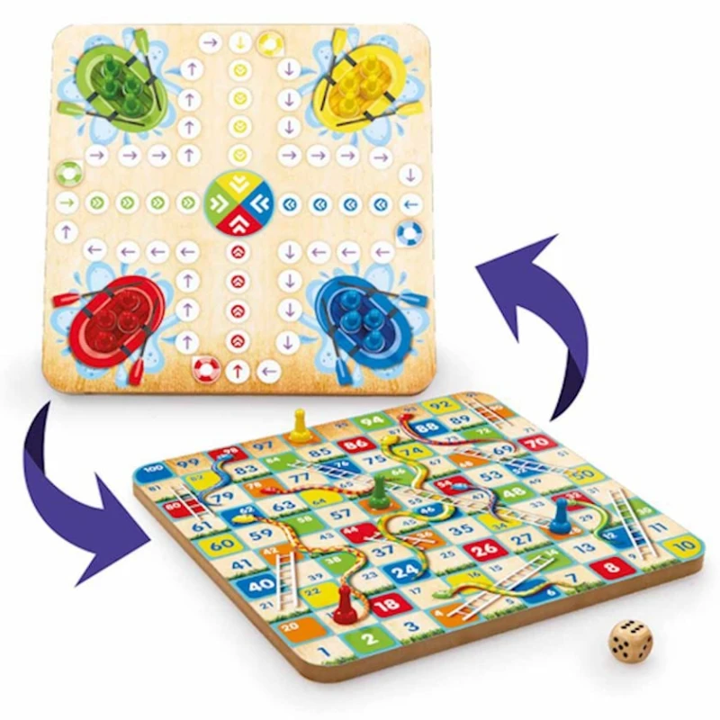 Настольная игра Addo Play LTD Ag Snakes Ladders Ludo 313-10117-B, 4+ лет