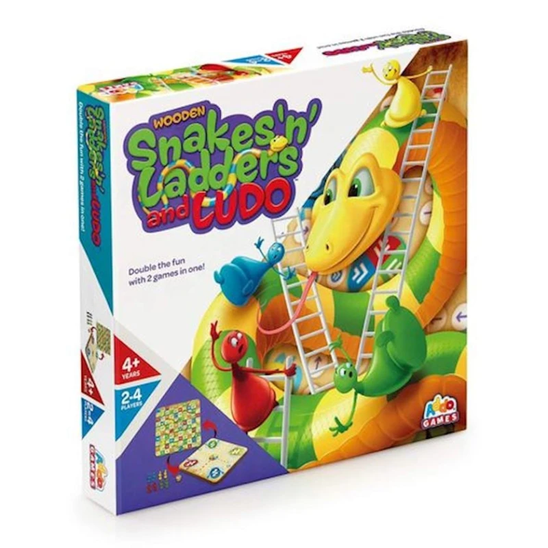 Настольная игра Addo Play LTD Ag Snakes Ladders Ludo 313-10117-B, 4+ лет