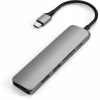 USB HUB Satechi ST-SCMA2M Aluminum Type-C Slim Multi-Port Adapter 4K V2 Space Grey USB HUB Satechi ST-SCMA2M Aluminum Type-C Slim Multi-Port Adapter 4K V2 Space Grey