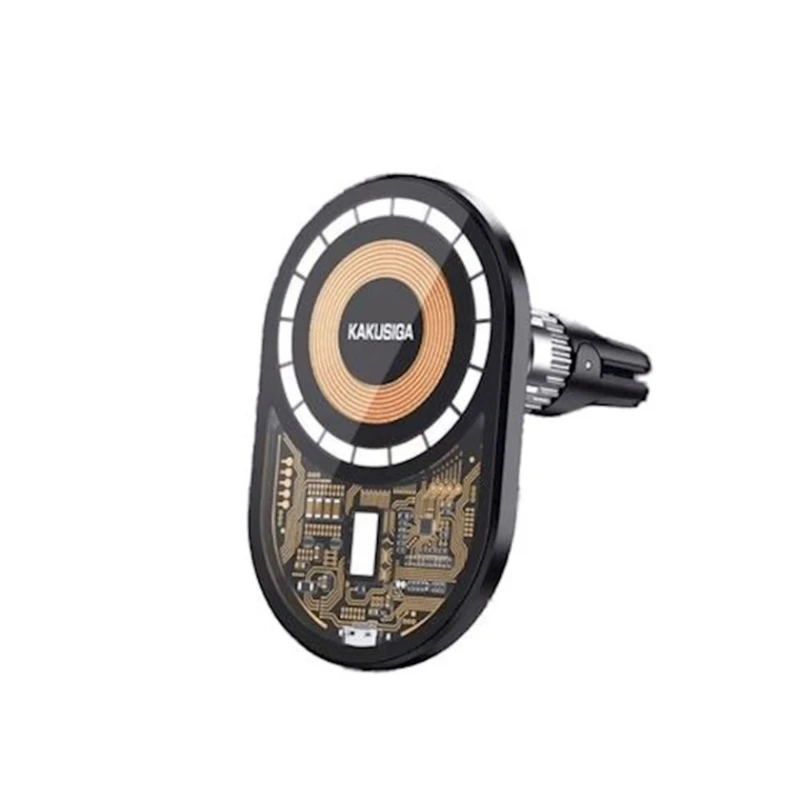 Автомобильный держатель Kakusiga Wireless Charging 15W Teledoctor-1060