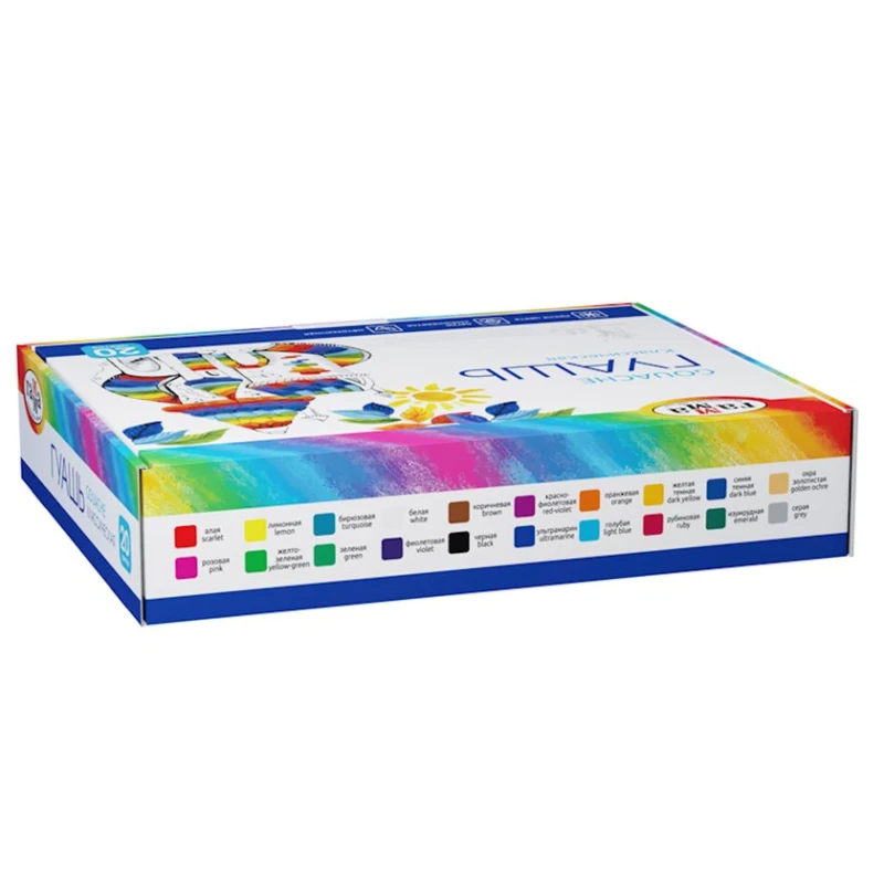 Краски гуашевые Гамма  Краски гуашевые Гамма