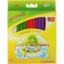 Пластилин Гамма Пчелка, 10 цветов