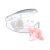 Набор пустышек Chicco Physio Forma Mini Soft Girl, 0-2 месяца, силикон, 2 шт, розовый