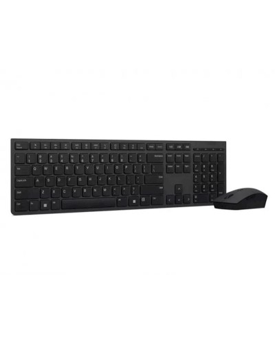 Klaviatura və siçan dəsti Lenovo Professional Rechargeable Wireless Combo Black