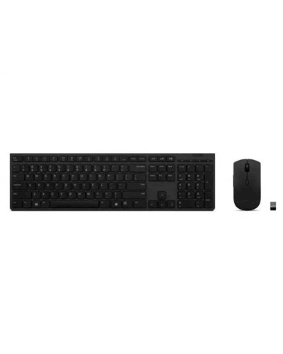 Klaviatura və siçan dəsti Lenovo Professional Rechargeable Wireless Combo Black