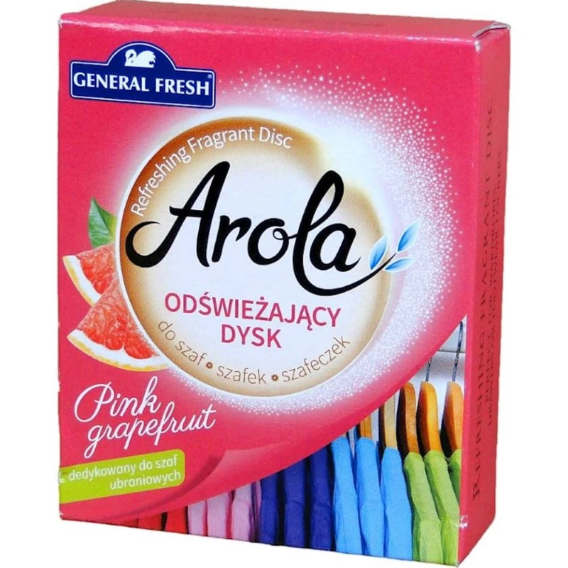 Qarderob üçün aromatlaşdırıcı disk Arola Pink Grapefruit Qarderob üçün aromatlaşdırıcı disk Arola Pink Grapefruit