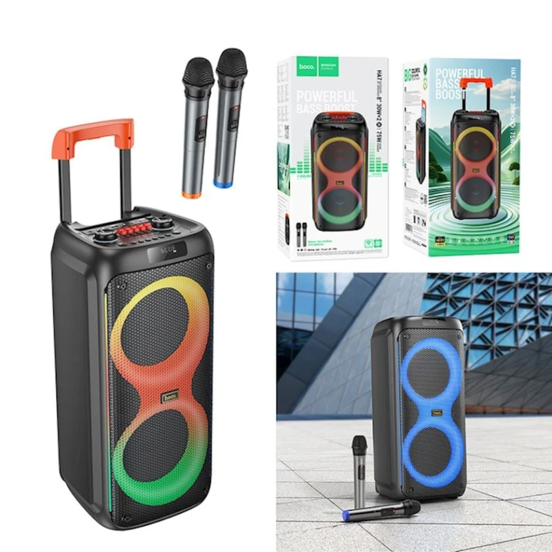 Портативная колонка Hoco HA7 Leader Black Портативная колонка Hoco HA7 Leader Black