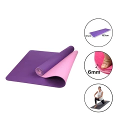 Yoqa üçün xalça Eco Friend 02125070, bənövşəyi, 61x183 sm