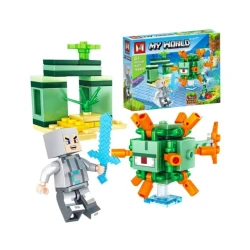 Блочный конструктор My World Minecraft MG569B, 80 элементов