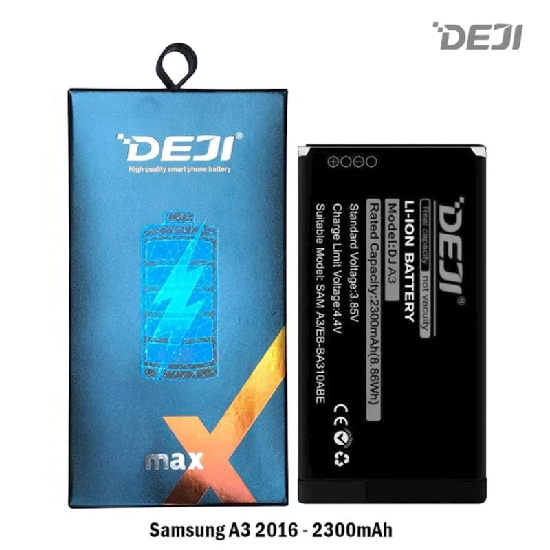 Аккумулятор Deji DJ A3 для Samsung Galaxy A3 2016, 2300 mAh (DJIEBBA310ABE) Аккумулятор Deji DJ A3 для Samsung Galaxy A3 2016, 2300 mAh (DJIEBBA310ABE)