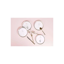 Набор тарелок Porland Botanical 04ALM007233, разноцветный, 18 см, 4 шт