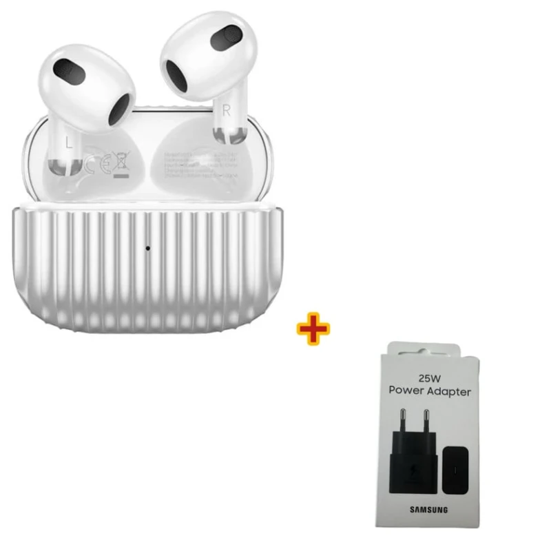 Simsiz qulaqlıq Hoco EW67 Grey + adapter